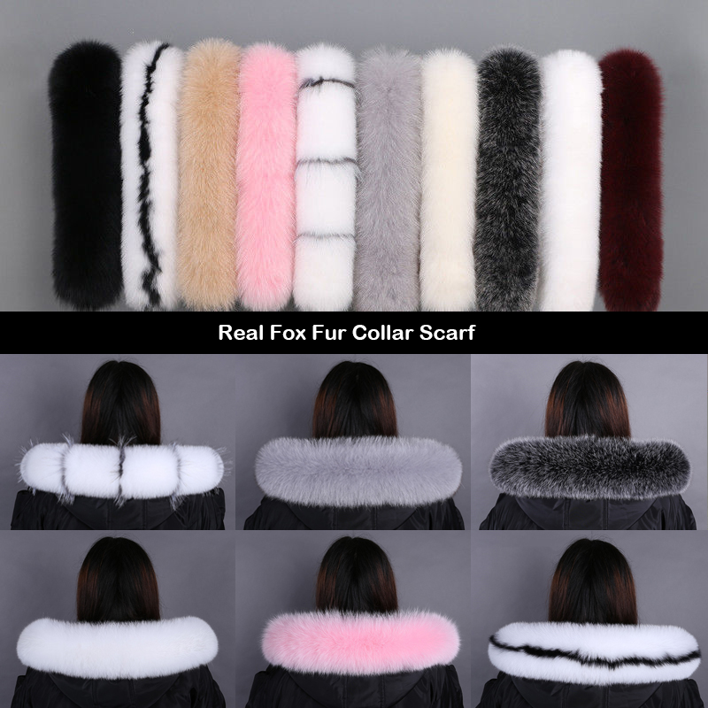Winter Clothing Items - النساء الفاخرة الطبيعية الثعلب الفراء وشاح