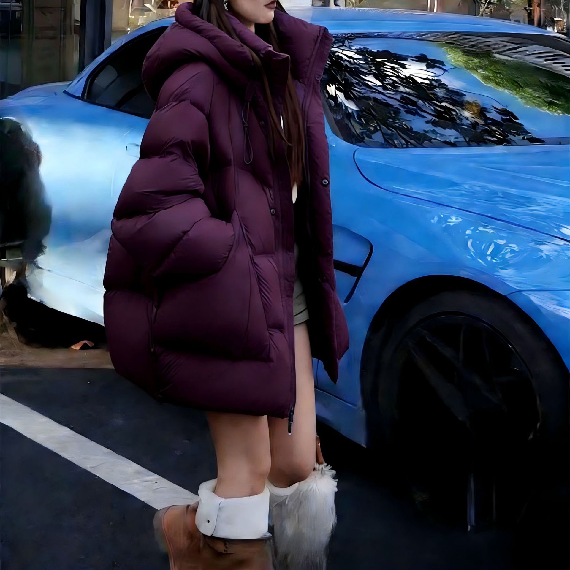 Winter Clothing Colors 2026 - جاكيت نسائي جديد من القطن المحشو