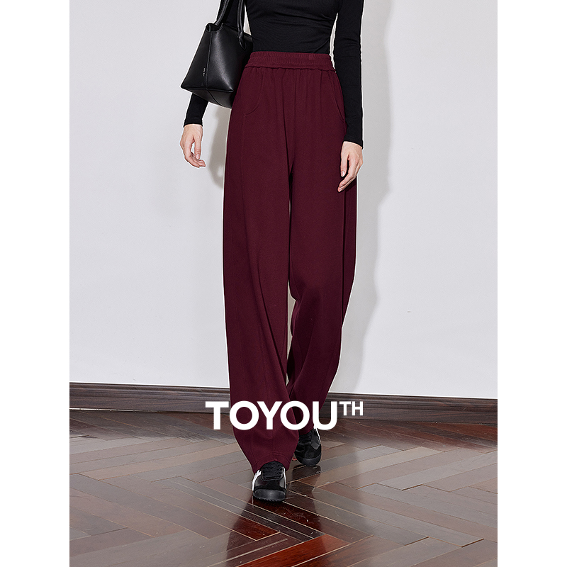 Winter Clothing Pinterest - TOYOUTH النساء الصوف Sweatpants غير رسمية