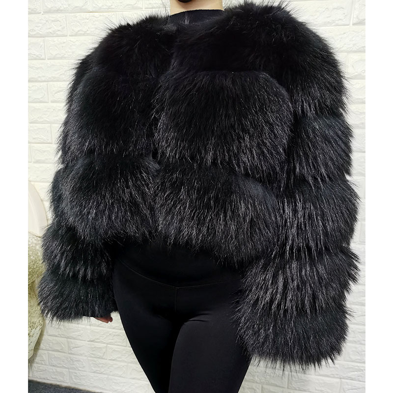حجم كبير بلايز البني الفراء Ma - مراجعة Warm Winter Clothing وسعره