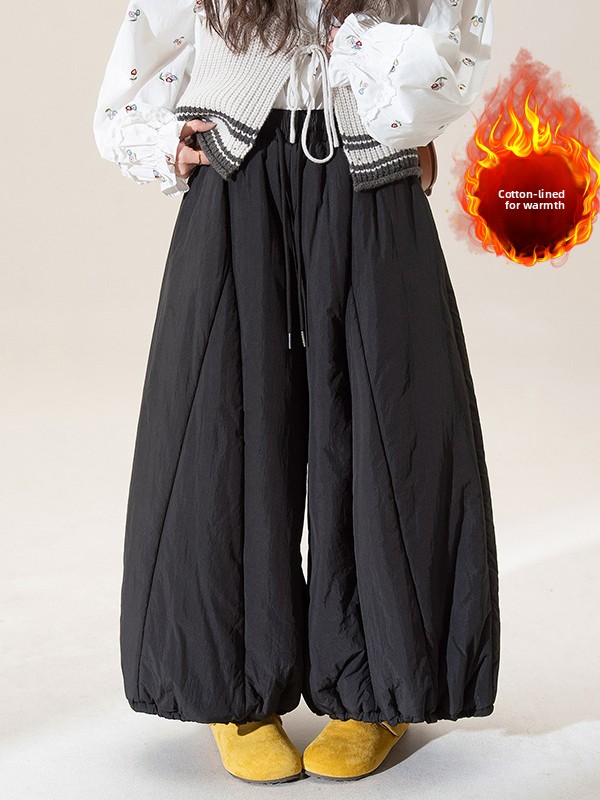 بنطلون شتوي سميك واسع الساقين  - مراجعة Warm Winter Clothing وسعره