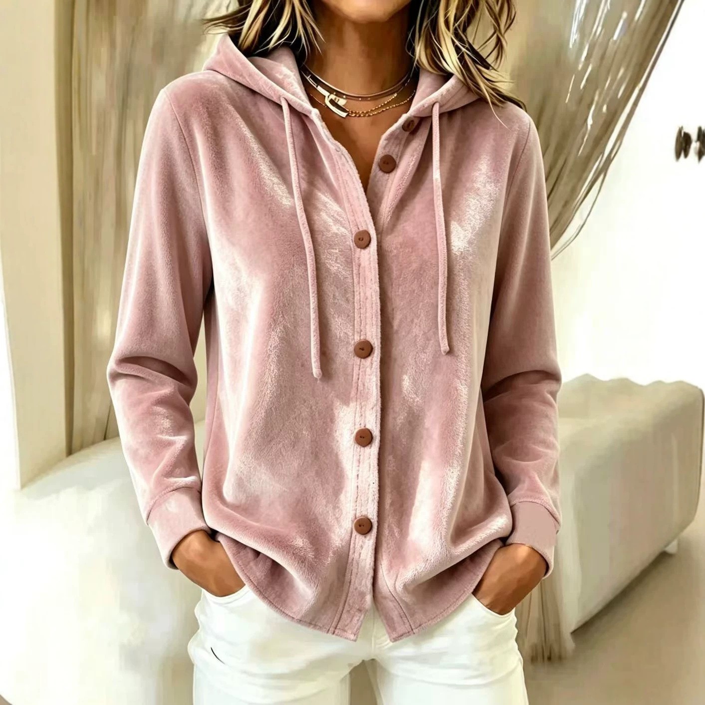 ملابس شتوية نسائية بأكمام طويل - مراجعة Winter Clothing Drawing وسعره