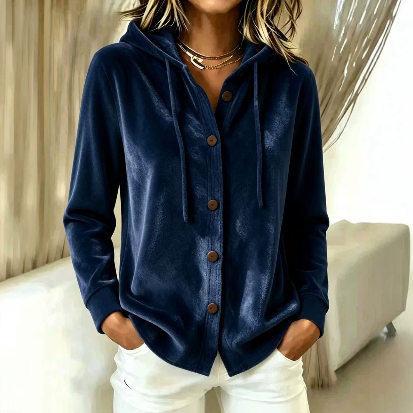 ملابس شتوية نسائية بأكمام طويل - مراجعة Winter Clothing Drawing وسعره
