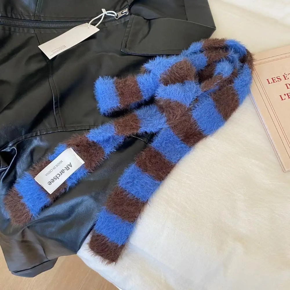 اكسسوارات الملابس Y2 وشاح مخطط - مراجعة Warm Winter Clothing وسعره