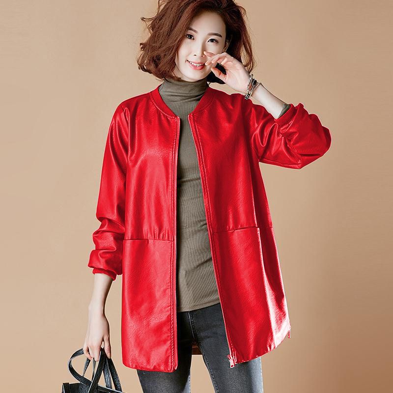 موضة حجم كبير سترة جلدية المرأ - مراجعة Winter Clothing Pinterest وسعره