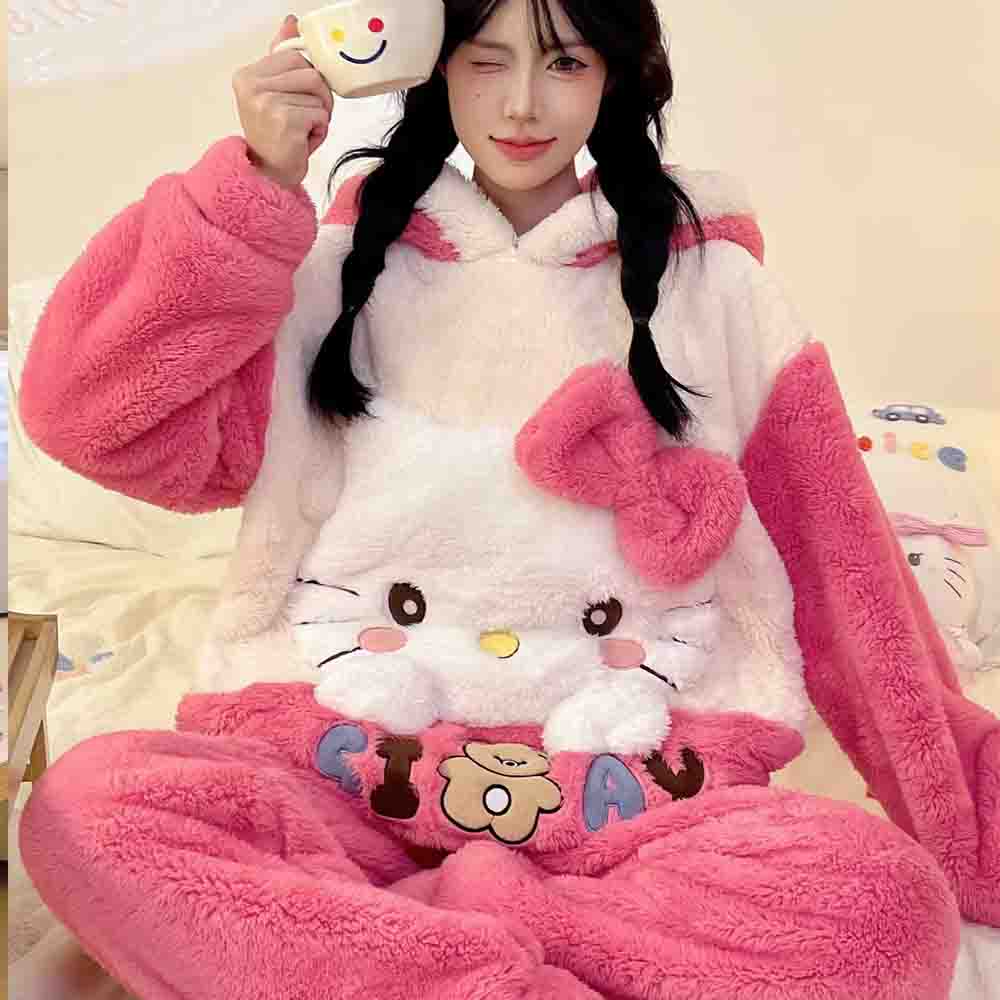 طقم بيجامة نسائية دافئة من الق - مراجعة Warm Winter Clothing وسعره