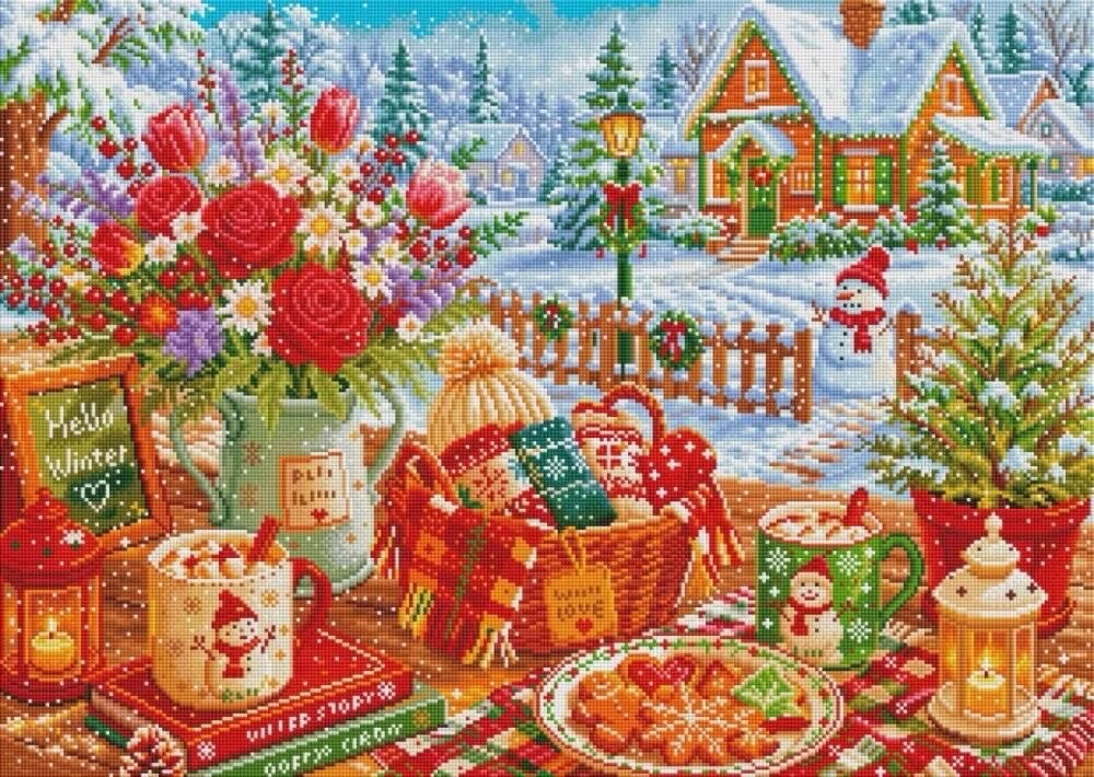 مجموعات تطريز متقاطع مطبوعة لل - مراجعة Winter Clothing Pinterest وسعره
